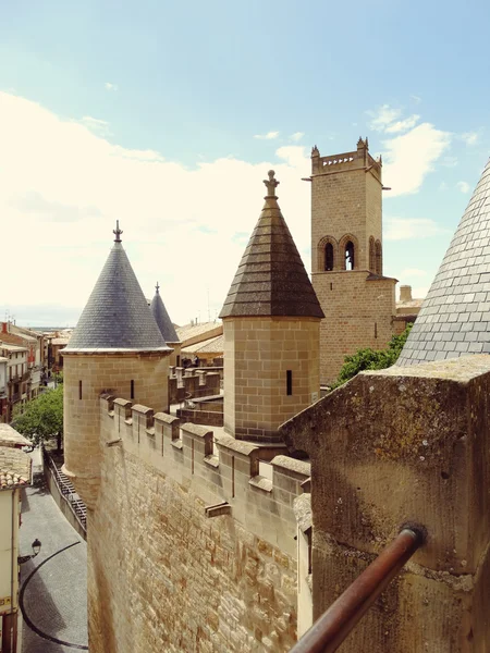 Palacio Real de la ciudad de Olite Navarra España —  Fotos de Stock