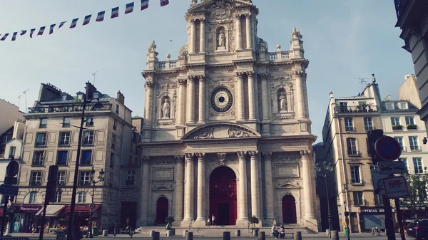 Igreja Paris Saint Paul Saint Louis — Fotografia de Stock