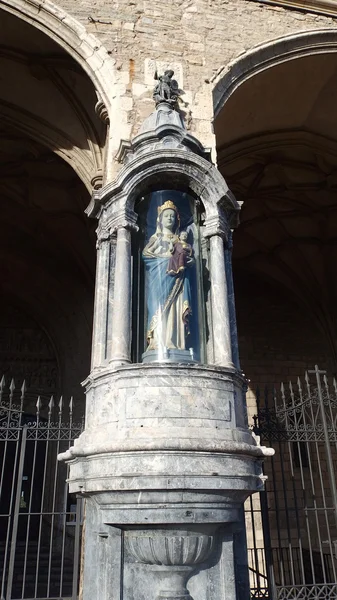 Virgen Blanca Sculpture Vitoria-Gasteiz — Stock Fotó