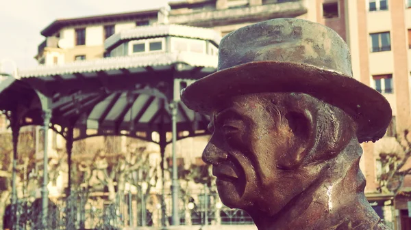 Pio Baroja Escultura al aire libre — Foto de Stock