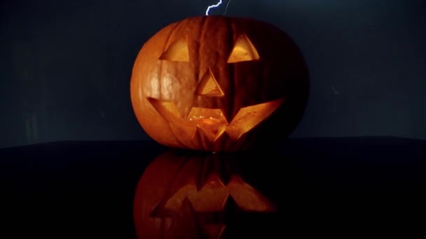 Calabaza de Halloween Scarry — Vídeo de stock