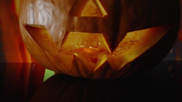 Calabaza de Halloween Scarry — Vídeo de stock