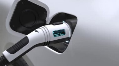 Elektrikli araba tamamen bir pil, şarj teknolojisi ve temiz enerji doldurma teknolojisiyle dolu.