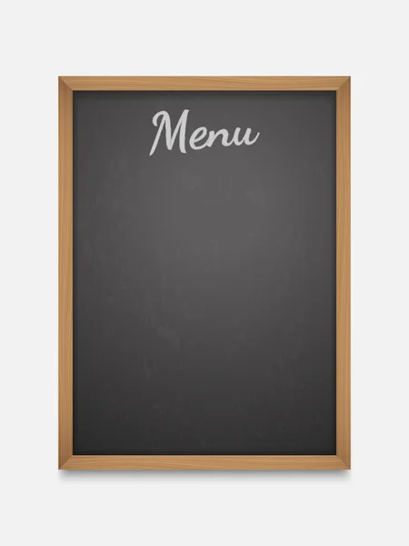 Restaurant chalkboard menu frame, eps10 vector — Stock Vector