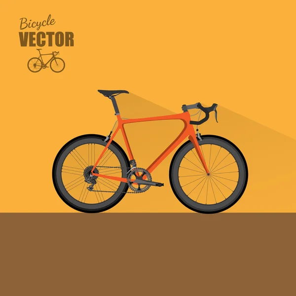 Fahrrad, Vektor — Stockvektor