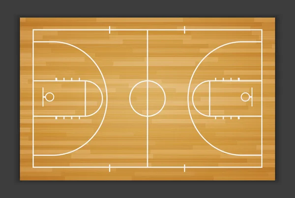 Vetor de basquete Field.vector — Vetor de Stock