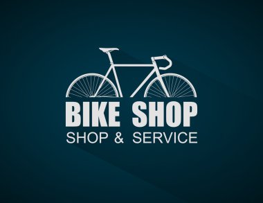 Bisiklet dükkanı logo design.vector
