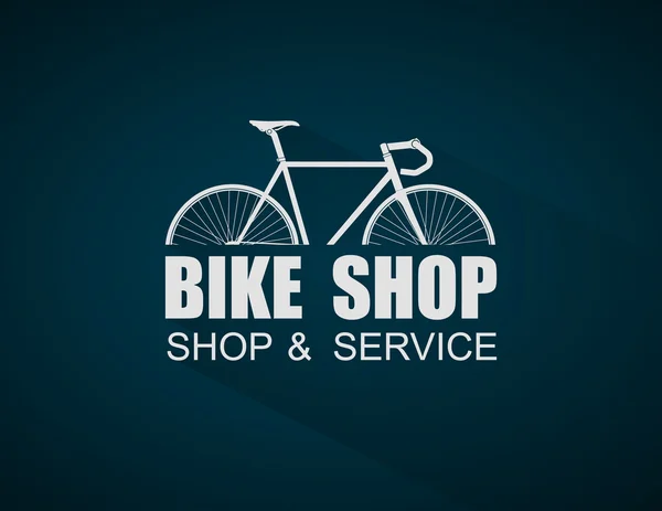 Bike Shop logotyp design.vector — Stock vektor