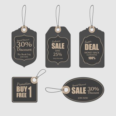 Etiketler için sale.vector