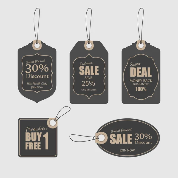 Set codes voor sale.vector — Stockvector