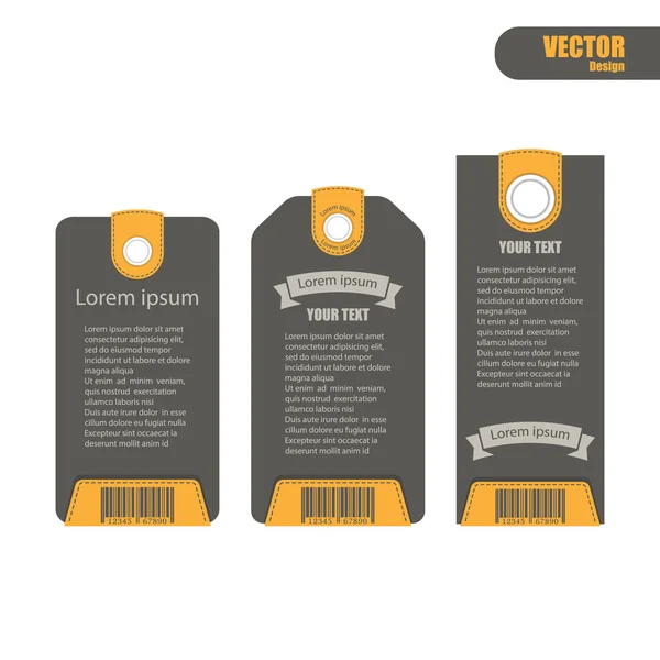 Set of tags for sale.vector — Stock Vector