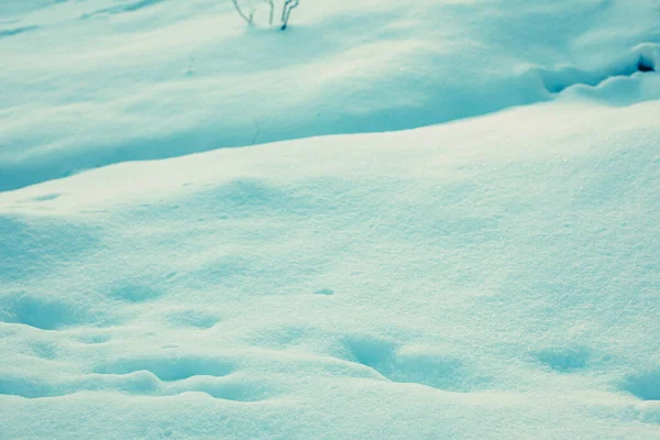 Friss fehér hó felszíné.Téli kép. — Stock Fotó