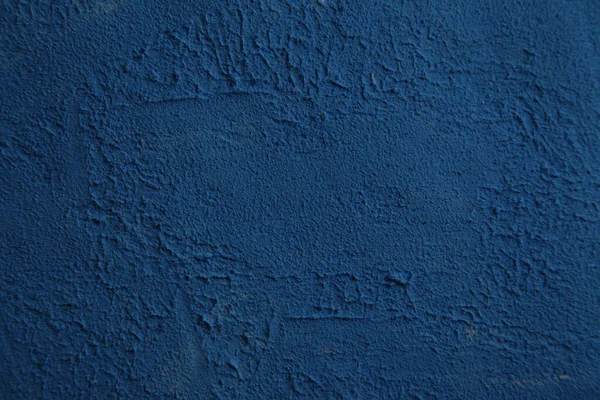 墙面装饰油漆 美丽的抽象概念装饰深蓝色粉刷墙背景 文本空间 — 图库照片