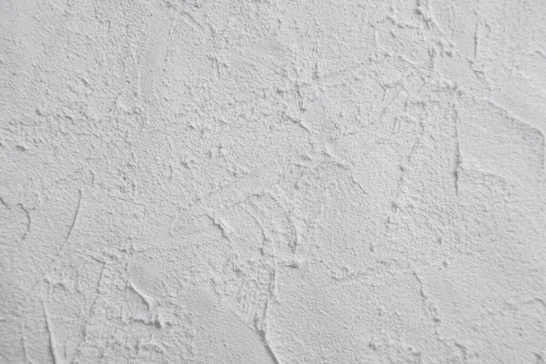 Mur décoratif en plâtre. Beau abstrait Grunge décoratif blanc Stucco fond mural. Bannière de texture stylisée rugueuse d'art avec l'espace pour le texte. — Photo