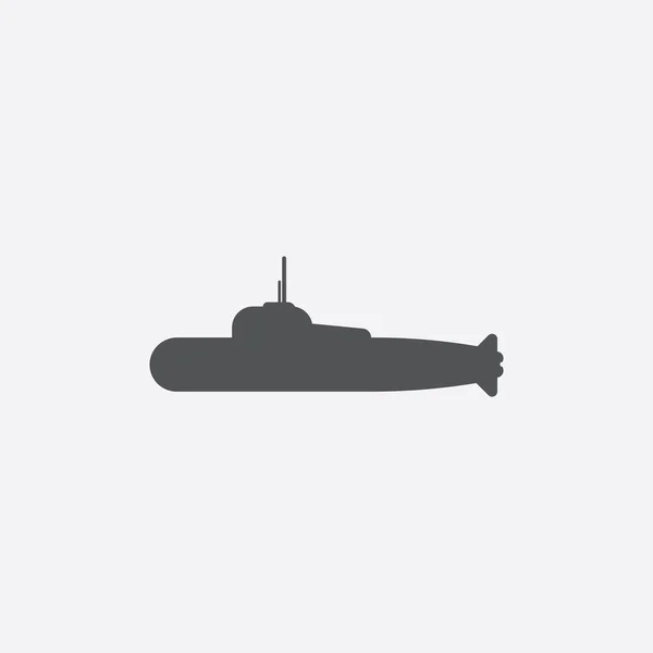 U-Boot-Symbol der Vektorillustration für Web und Mobile — Stockvektor