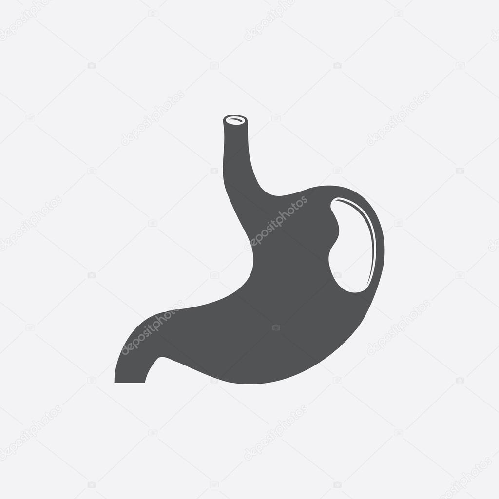 Stomach icon of vector illustration for web and mobile