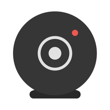 Kamera vektör simge Illustrator web için