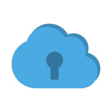 Bulut vektör simge Illustrator web için