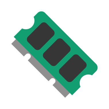 Bellek vektör simge Illustrator web için