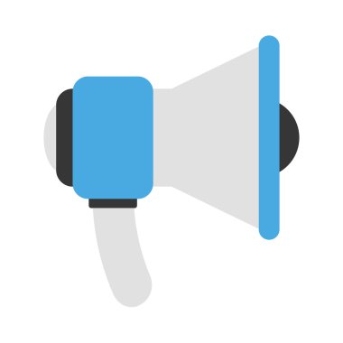 Megafon vektör simge Illustrator web için