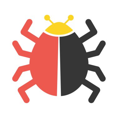 Virüs vektör simge Illustrator web için