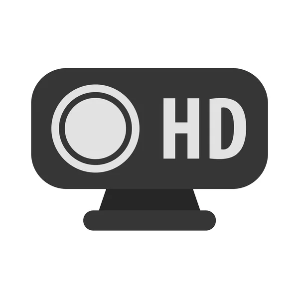 Illustrateur d'icônes vectorielles caméra pour web — Image vectorielle