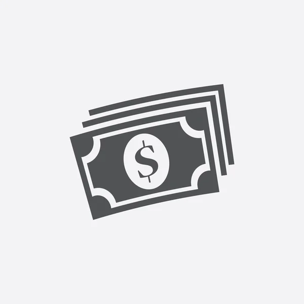 Cash icon of vector illustration for web and mobile — Stock Vector