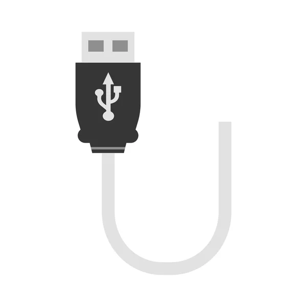 Usb Vektor Icon Illustrator für Web — Stockvektor