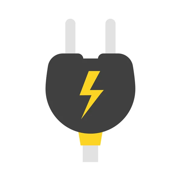 Plug vector icon illustrator for web — Stock Vector