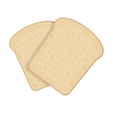 Ekmek simge vektör çizim için web ve hareket eden