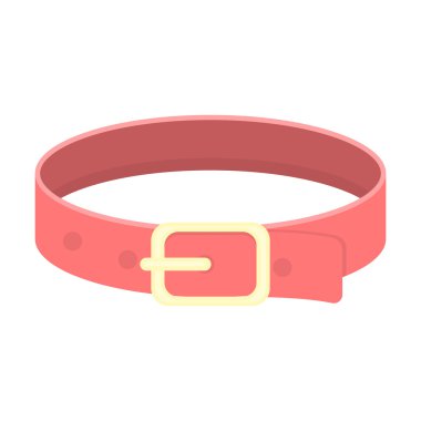 Evde beslenen hayvan yaka simge vektör çizim için web ve hareket eden