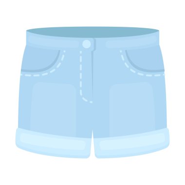 Web ve mobil için vektör çizim şort simgesi