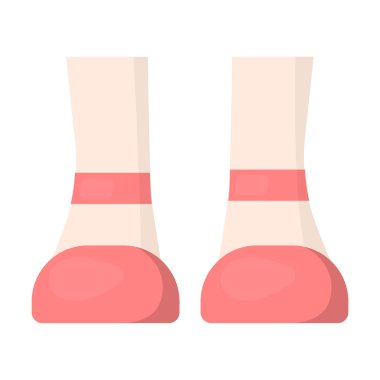 Web ve mobil için vektör çizim sandalet simgesi