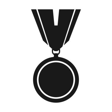 Vektör çizim web ve mobil için madalya simgesi