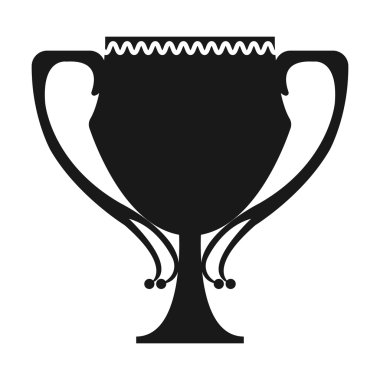 Kazanan Kupası simge vektör çizim için web ve hareket eden