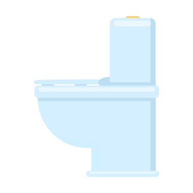 WC tuvalet simgesi, web ve mobil için vektör çizim