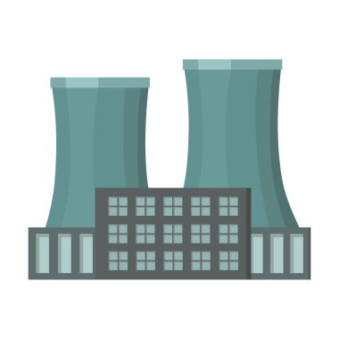 Fabrika simge vektör çizim için web ve hareket eden