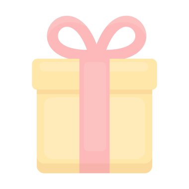 Hediye simge vektör çizim için web ve hareket eden