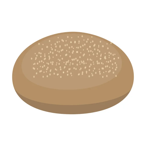 Icona del pane di illustrazione vettoriale per web e mobile — Vettoriale Stock