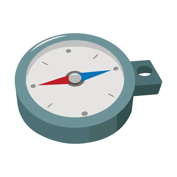 Kompass-Icon der Vektorillustration für Web und Mobile — Stockvektor