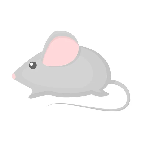 Icono de ratón de casa de ilustración vectorial para web y móvil — Vector de stock