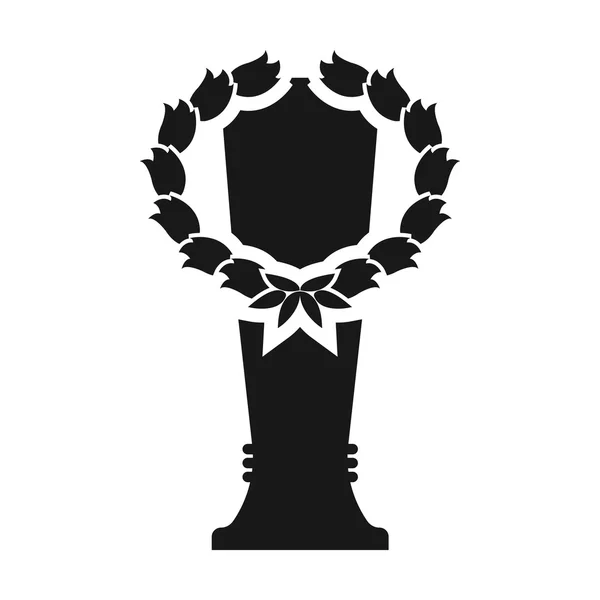 Vítěz poháru ikona vektorové ilustrace pro web a mobilní — Stockový vektor