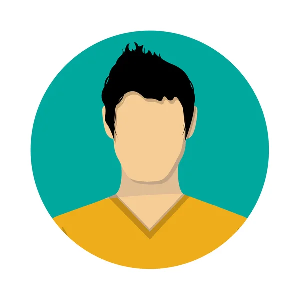 Boy avatar icône de l'illustration vectorielle pour le web et mobile — Image vectorielle