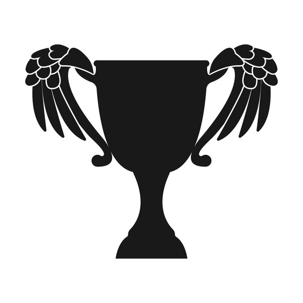 Winner cup icon of vector illustration for web and mobile