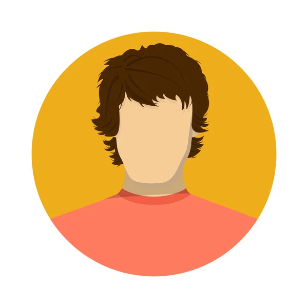 Homme avatar icône de l'illustration vectorielle pour le web et mobile — Image vectorielle