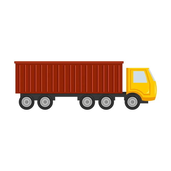 Icône de livraison de camion d'illustration vectorielle pour web et mobile — Image vectorielle