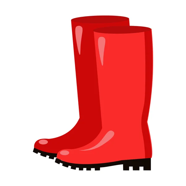 Rubber boots icon of vector illustration for web and mobile — Stock Vector