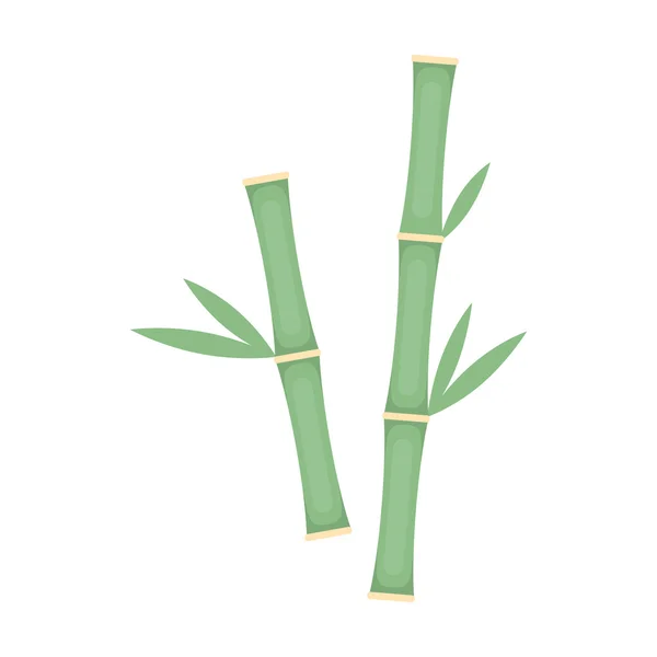 Bambus ikona vektorové ilustrace pro web a mobilní — Stockový vektor