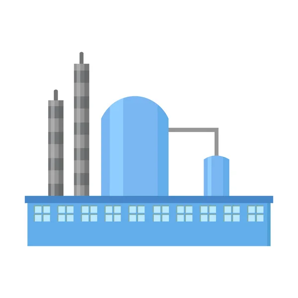 Icona di fabbrica di illustrazione vettoriale per web e mobile — Vettoriale Stock