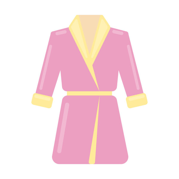 Значок векторной иллюстрации халата для интернета и мобильного телефона
